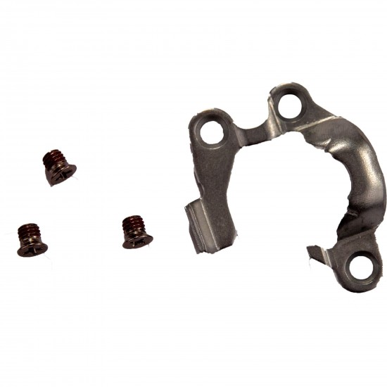 Shimano PD-T400 body cover and fixing bolts, left