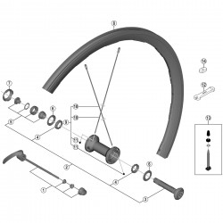 Shimano WH-RS81-C35-TL-F valve unit