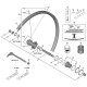 Shimano WH-M9000-TL-29 spoke, 298 mm with spherical washer