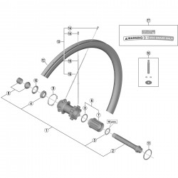 Shimano WH-R9170-C40-TU-R12 right hand spoke, 287 mm