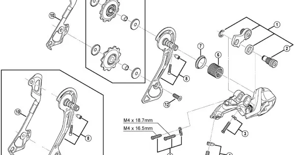 Shimano RD-M610 inner plate, GS type