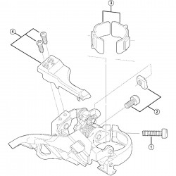 Shimano FD-M430 clamp band adapters for, 28.6 mm Shimano FD-M430 clamp band adapters for, 28.6 mm