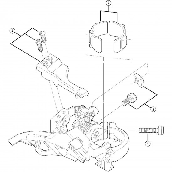 Shimano FD-M430 clamp band adapters for, 28.6 mm