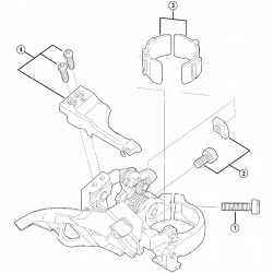 Shimano FD-M430 clamp band adapters for, 31.8 mm Shimano FD-M430 clamp band adapters for, 31.8 mm