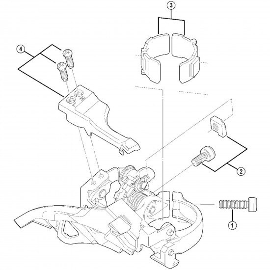 Shimano FD-M430 clamp band adapters for, 31.8 mm Shimano FD-M430 clamp band adapters for, 31.8 mm
