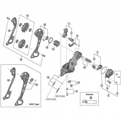 Shimano RD-M8000 inner plate, SGS type Shimano RD-M8000 inner plate, SGS type