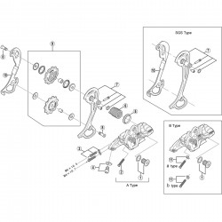 Shimano RD-M772 inner plate SGS Shimano RD-M772 inner plate SGS