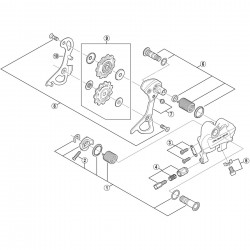 Shimano RD-7900 and RD-7970 inner plate