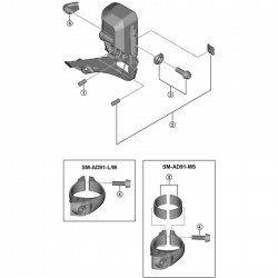 Shimano FD-R9150 plug cover Shimano FD-R9150 plug cover