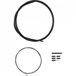 Shimano MTB gear cable set for rear only, stainless steel inner, black