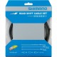 Shimano Road gear cable set, OPTISLICK, coated inners, black