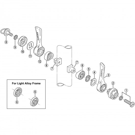 Shimano SL-7800 stopper washer 0.4 mm