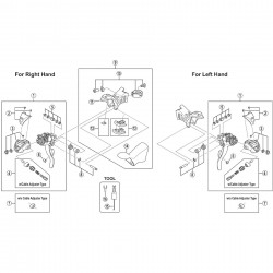 Shimano ST-3500 right hand outer support unit Shimano ST-3500 right hand outer support unit