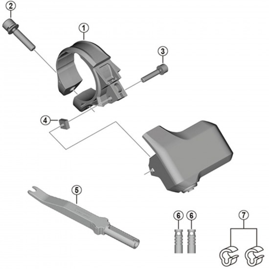 Shimano SC-E7000 stay fixing bolt Shimano SC-E7000 stay fixing bolt