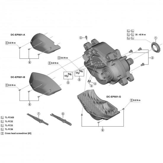 Shimano DU-EP801 dummy plug for can receptor Shimano DU-EP801 dummy plug for can receptor