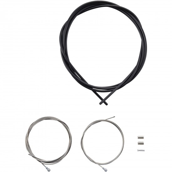 Shimano Road brake cable set with stainless steel inner wire, black