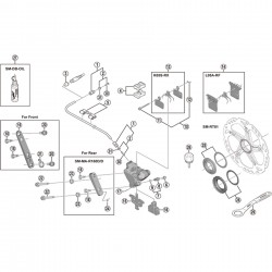 Shimano BR-M4050 connection bolt unit Shimano BR-M4050 connection bolt unit