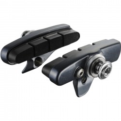 Shimano R55C4 Dura Ace R9210 cartridge brake shoe direct mount, alloy rim, black, pair