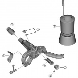Shimano BL-M8000 clamp bolt Shimano BL-M8000 clamp bolt