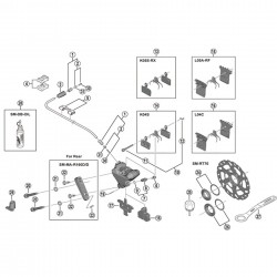 Shimano BR-RS505 bleeding spacer