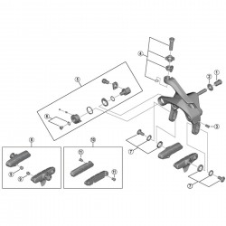 Shimano BR-R9100 adjust bolt