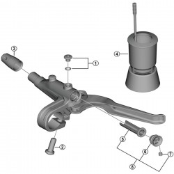Shimano BL-M6000 bleed screw and O-ring Shimano BL-M6000 bleed screw and O-ring
