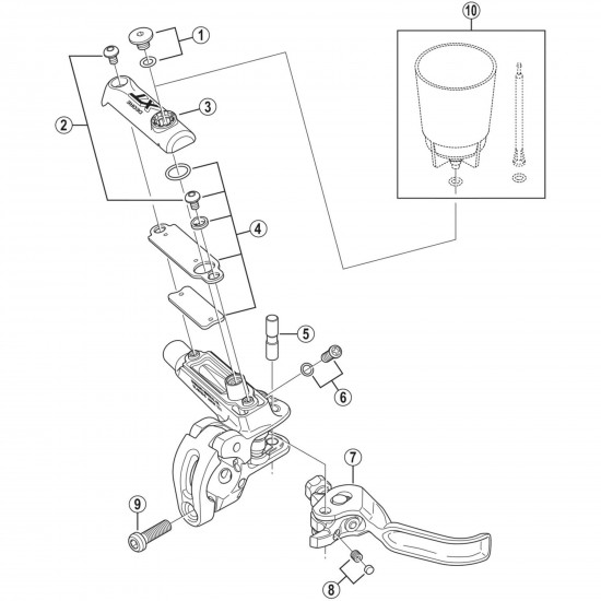 Shimano BL-M785 bleed screw and O-ring