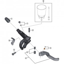 Shimano BL-M987 clamp bolt Shimano BL-M987 clamp bolt