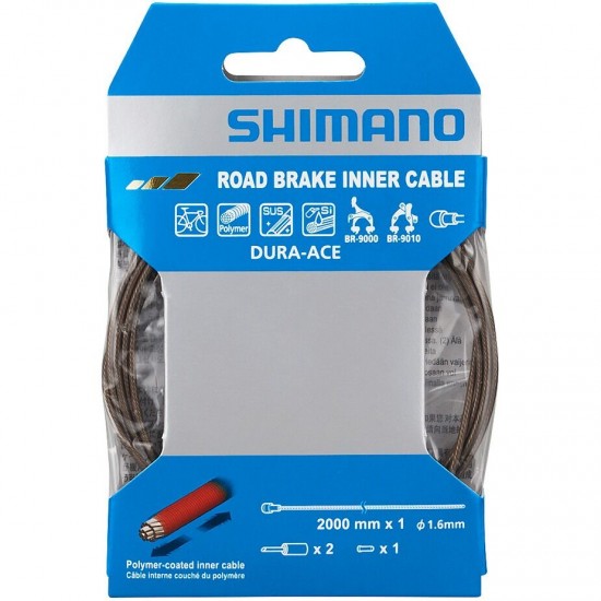 Shimano Dura-Ace Road Polymer coated brake inner, 1.6 mm x 2000 mm