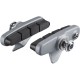 Shimano R55C4 105 R7000 cartridge brake shoe calliper mount, alloy rim, silver, pair