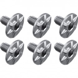 Shimano PD-R9100 cleat fixing bolt, M5 x 8 mm, pack of 6