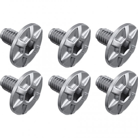 Shimano PD-R9100 cleat fixing bolt, M5 x 8 mm, pack of 6
