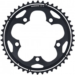 Shimano FC-CX50 10 speed outer chainring, 46T-G, black