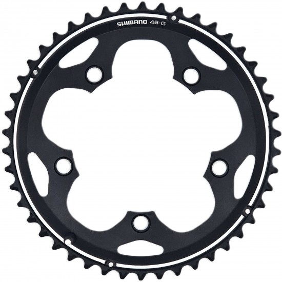 Shimano FC-CX50 10 speed outer chainring, 46T-G, black
