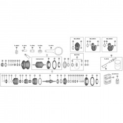 Shimano SG-S700 right hand dust cap D