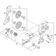 Shimano Alivio RD-M410 tension and guide pulley set