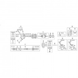 Shimano BR-IM31 inner cable fixing bolt unit