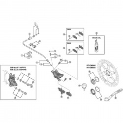 Shimano BR-M485 bleed nipple and O-ring Shimano BR-M485 bleed nipple and O-ring