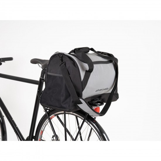 AtranVelo PULSE AVS Duffle Bag, Black/Reflective, 36 Litre