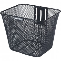 Basil Bilbao FM Front Basket fixed black Basil Bilbao FM Front Basket fixed black