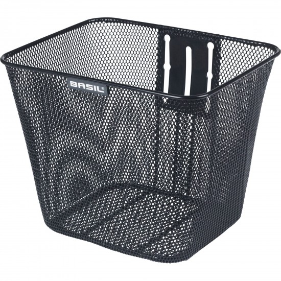 Basil Bilbao FM Front Basket fixed black
