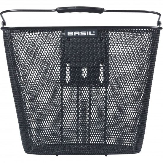 Basil Bilbao front basket KF black
