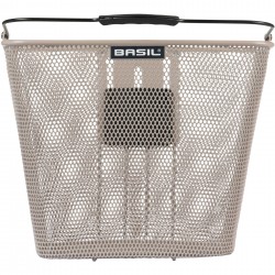 Basil Bilbao Front Bicycle Basket KF nude metallic Basil Bilbao Front Bicycle Basket KF nude metallic