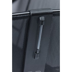 Basil Cento Tech Fiber Nordlicht MIK - Bicycle Basket - rear - solid black