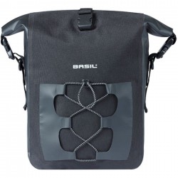 Basil Navigator Waterproof Medium, single pann. bag,MIK Hooks, 12-15L,black Basil Navigator Waterproof Medium, single pann. bag,MIK Hooks, 12-15L,black
