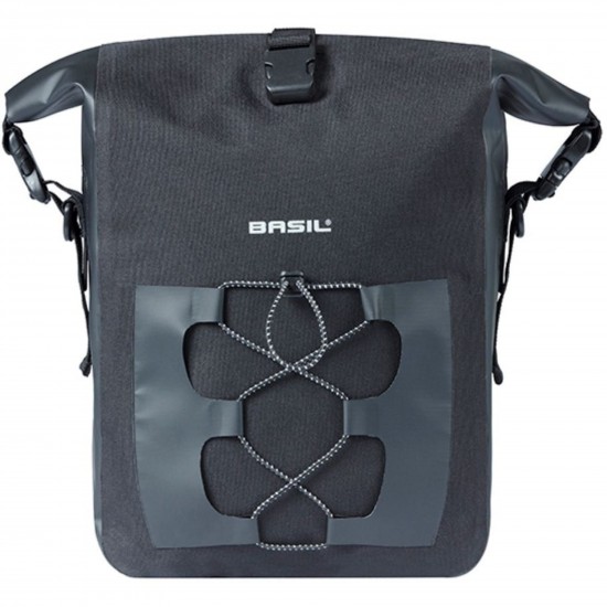 Basil Navigator Waterproof Medium, single pann. bag,MIK Hooks, 12-15L,black