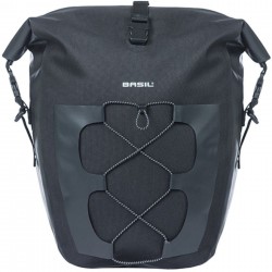 Basil Navigator Waterproof Large, single bag,MIK Hooks, 25-31L,black