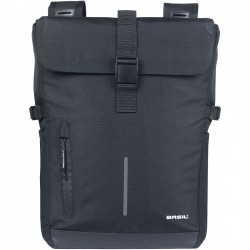 Basil Move Double Bicycle Bag 30L black