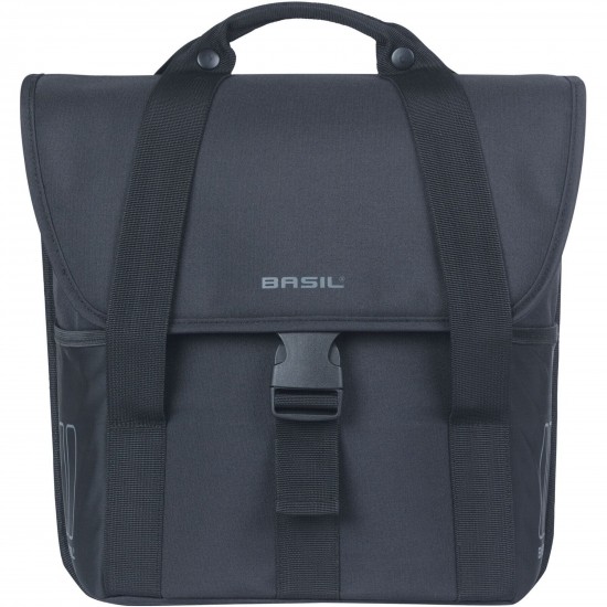 Basil GO Single Bag 16L solid black