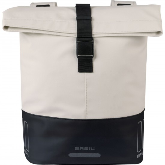 Basil Cove Double Pannier Bag 28-32L off-white/black Basil Cove Double Pannier Bag 28-32L off-white/black